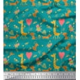 thumbnail image 1 of Soimoi Cotton Voile Fabric Balloon,Floral & Cute Animals Cartoon Decor Fabric Printed Yard 42 Inch Wide, 1 of 1