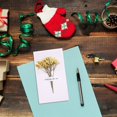 thumbnail image 5 of SIfdSeng Get it Fast Christmas Charm Dried Flower Greeting Card Festive Design Natural Holiday Sentiments Idea, 5 of 5