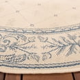 thumbnail image 4 of Safavieh Courtyard Derek Oriental Indoor/Outdoor Area Rug, Natural/Blue, 6'7" x 6'7" Round, 4 of 9