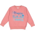 thumbnail image 2 of Inktastic Blue Happy Birthday Daddy Toddler Sweatshirt, 2 of 4