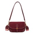 thumbnail image 1 of Bolso El Brazo Piel Abrasiva Vintage Con Bandolera Estampada S () Rojo, 1 of 9