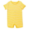 thumbnail image 5 of Leveret Short Sleeve Snap Up Romper 100% Cotton Variety of Colors (3-24 Months), 5 of 10