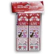 Valentines Day Themed Gift Assorted Stickerboxes - Love, Puppies, Hearts - 18 Count