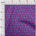 thumbnail image 1 of oneOone Georgette Viscose Fabric Triangle Block Printed Fabric 1 Yard 42 Inch Wide, 1 of 1