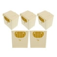 thumbnail image 4 of Shisuyan 5Pcs Parakeet Nesting Box Bird Nest Breeding Box Cockatiel Parrot Bird Nest Box Nesting Box, 4 of 9