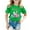 Green, variant on lnmuld Cute Tops Easter Themed Graphic Print Casual Tee for Kids Comfortable Children's Fashion Top Size:8-9 Years