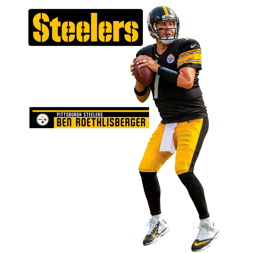 Ben Roethlisberger Pittsburgh Steelers Fathead 3Pack Life