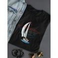 thumbnail image 3 of We Live For Adventure Shaped T-Shirt Women -Image by Shutterstock, Female x-Large, 3 of 4