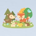 thumbnail image 2 of CafePress - Cute Woodland Animal Theme For Kids Long Sleeve T - Long Sleeve Infant T-Shirt, 2 of 2