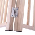 thumbnail image 5 of Veryke 17.5" Pet Gate for Doorways, Three Panels Wooden Freestanding Dog Gates for Indoor Hall Stairs Entrance, Wood Color, 5 of 7