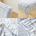 thumbnail image 4 of Funda de silla de oficina de tela elástica para todas las estaciones con protección resistente a manchas para hogar y restaurante, poliéster lavable, gris, café, azul, verde., 4 of 7