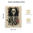 thumbnail image 2 of JRXY Halloween Wall Art Prints Boho Skeleton Ghost Black Cat Art Poster Decor for Halloween Gallery Wall Home Living Room Bedroom 16x20 in, 2 of 5