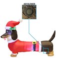 thumbnail image 3 of Decoración navideña inflable Joiedomi Wiener Dog de 1,5 m, 3 of 14