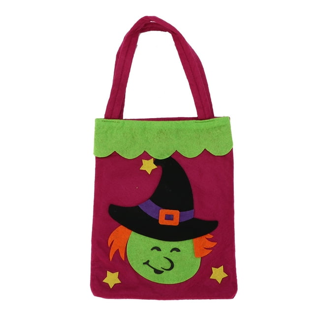 Bolso reutilizable de Halloween con asas para fiesta de Acción de Gracias suministros diarios bruja