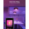 thumbnail image 6 of Smart Light Bulbs, WiFi & Bluetooth Color Changing Light Bulbs, Music Sync, 16 Million DIY Colors RGBWW Color Lights Bulb, Work with Alexa, Google Assistant Home App, 800 Lumen, 6 Pack, 6 of 7
