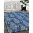 thumbnail image 3 of Ahgly Company Machine Washable Indoor Rectangle Transitional Blueberry Blue Area Rugs, 2' x 3', 3 of 7