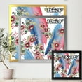 thumbnail image 4 of Designart 'Acorn Bouquet and Red Aster' Modern Framed Art Print, 4 of 4