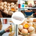 thumbnail image 5 of Basdi Egg Storage Container, Transparent Egg Storage Box - Stackable Anti-Collision Egg Rack for Refrigerator | Secure Lid, Easy Open, Maximizes Fridge Space for Families, Stackable Egg Box, A, 5 of 7