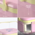 thumbnail image 5 of PINNACLE Mini Hard Shell Insulated Lunch Cooler 3L with Carry Handle, Pink, 5 of 7