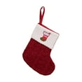 thumbnail image 1 of Christmas Decorations-Mini Stockings with Initials Christmas Stockings with 26 Letters Christmas Decorations Red Knitted Letters Embroidered Christmas Stockings, 1 of 4