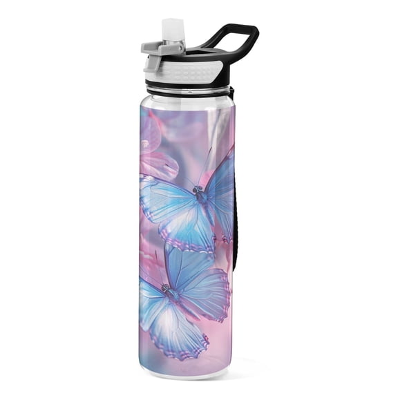 BZSMCE Sport Bottle Fluttering Embrace Outdoor sports Water Bottle Size: 10.4x3in