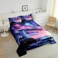thumbnail image 3 of Erosebridal Marine Coastal Bedding Sets Queen with Comforter, Lighthouse Duvet Insert, Mystic Starry Sky Decor, Super Cozy, 3 of 8