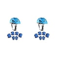 thumbnail image 2 of Matsuzay 1 Juego de casco con ruedas para niños, equipo de protección deportivo ajustable para niños pequeños, rodillera, codera, patinaje Azul 2piezas, 2 of 6