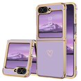 thumbnail image 1 of Funda BENTOBEN para Samsung Galaxy Z Flip 6 5G TPU, color morado, 1 of 8