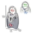 thumbnail image 2 of Master Lock TSA Approved Keyed Luggage Lock, Color Variety, 2 Pack, 2 of 6