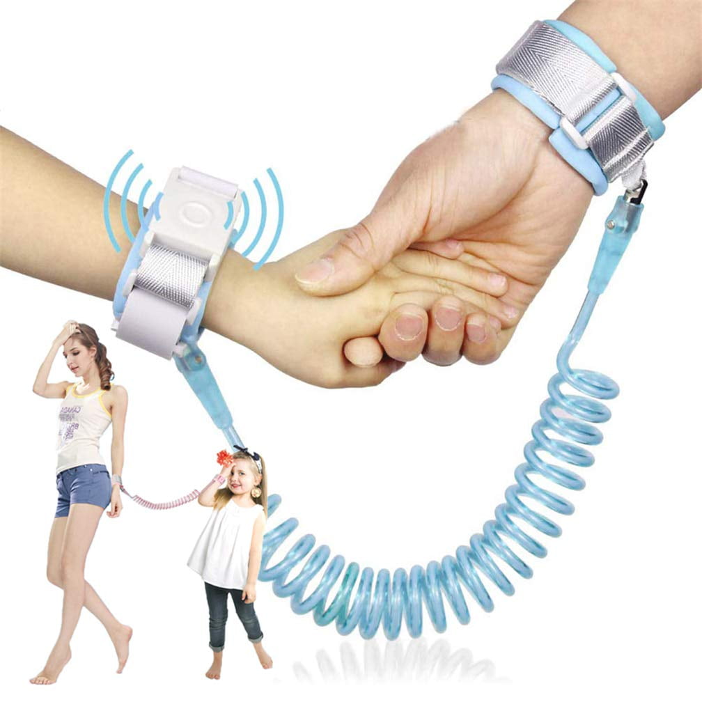 Kids Anti Lost Wrist Link, Children Wrist Traction Rope with Key Lock, Toddler Safety Harness Wrist Leash Baby Walking Wrist Strap, for Outdoor Activities, Travel & Shopping, 2 m/ 6.6 ft