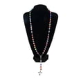 thumbnail image 4 of Collar YEYULIN con cuentas de arcilla polimérica con forma de rosario de 92 cm para mujer, 4 of 7