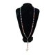 thumbnail image 4 of Collar YEYULIN con cuentas de arcilla polimérica con forma de rosario de 92 cm para mujer, 4 of 7