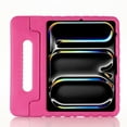 thumbnail image 3 of Dteck Kids Case for iPad Pro 13 inch 2024,iPad Air 13 inch 2025/2024 Handle Stand Lightweight EVA Foam Case Protective Rugged Drop Protection Child Proof Cover,Rose, 3 of 9