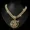 Gold-18inch, variant on Men Women Hip Hop Hourglass Pendant Necklace 15mm Crystal Cuban Chain Iced Out Bling Necklaces Fashion Charm Jewelry