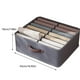 thumbnail image 3 of Xihbxyly Bolsa de Viaje Plegable, Bolsa de Gimnasio de Gran Capacidad, Maleta con Ruedas de Nailon, Organizador de Equipaje Versátil, Práctica Compañera de Viaje, Color Gris, 43 X 38 X 18 Cm., 3 of 7