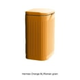 thumbnail image 4 of keepw Stainless Steel Trash Can - Durable And Stylish Waste Bin For Kitchen Hanging Kitchen Garbage Can Easy To Efficient orange Roman pattern 8L, 4 of 6