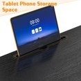 thumbnail image 3 of 100x40cm Wooden Overbed Table on Wheels - Height & Length Adjustable Mobile Bedside Desk, Tilting Laptop Stand for Recliner, Sofa, Hospital Bed, 3 of 7