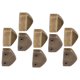 thumbnail image 2 of Herrajes Para Bolsos, Atractivos Decorativos Fácil De Reemplazar Ampliamente Aplicable Tope De Cremallera Pequeño Compacto Para Maletas Para Bolsos Para Ropa ANGGREK Otros, 2 of 8