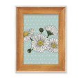 thumbnail image 1 of Flower White Chrysanthemum Desktop Wooden Photo Frame Display Picture Art Painting Multiple Sets, 1 of 3