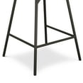 thumbnail image 4 of Simpli Home Giselle Contemporary Modern Swivel Counter Height Stool (Set of 2) in Light Grey Polyester Linen, 4 of 14