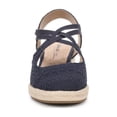 thumbnail image 4 of LifeStride Womens Patience Espadrille Wedge Sandal - Medium & Wide Width, 4 of 9