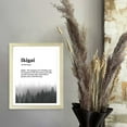 thumbnail image 2 of Designs ByLITA Ikigai Dictionary Definition Forest Design, 8 x 10 Black Wall Print (Framed) | Inspirational Modern Art Decoration, 2 of 7