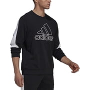 adidas Men's Future Icon Embroidered Badge of Sport Sweatshirt (Black/X-Large)