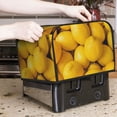 thumbnail image 7 of Haiem Ripe Yellow Lemon Print Toaster Covers 4 Slice Wide Slot,Bread Dust Cover & Fingerprint Protection,Bread Machine Cover,Appliance Covers, 7 of 7