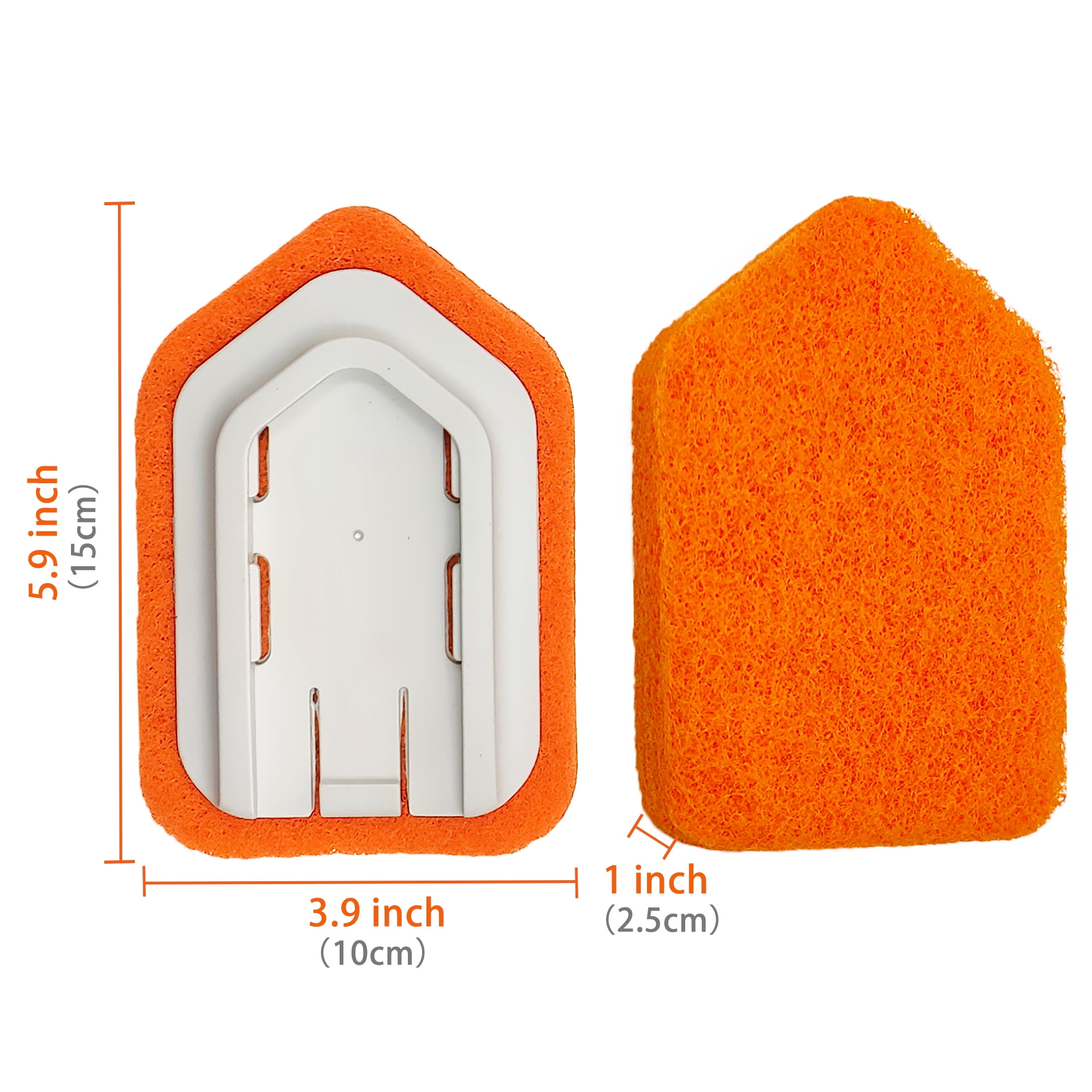 OXO Good Grips Tub and Tile Scrubber Refill, Orange, 1 Count (Pack of 1)