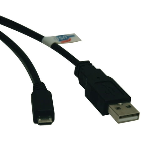 Tripp Lite U050-006 Black USB 2.0 A Male to Micro-USB B Male Device Cable
