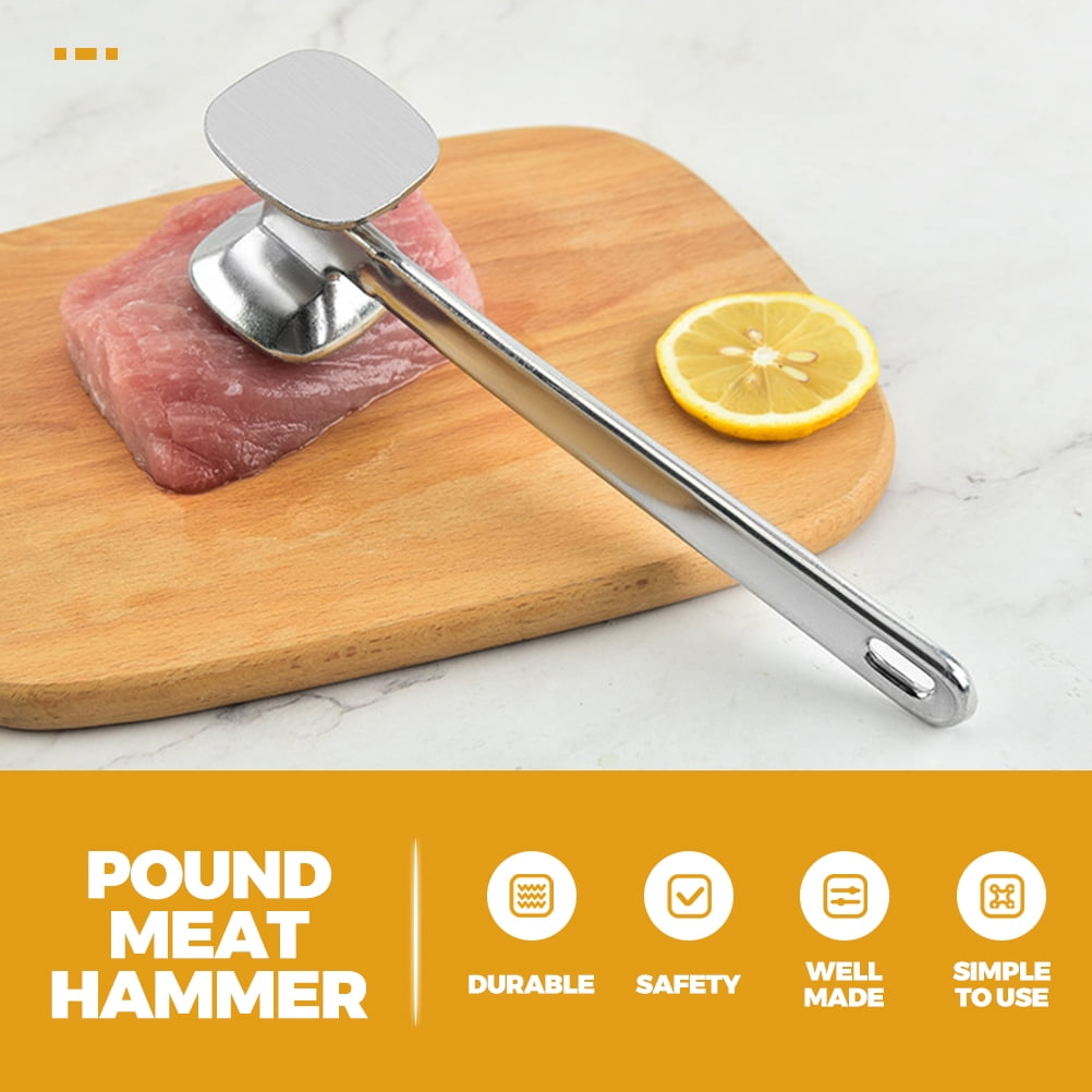 Yongwei Dual-Sided Meat Tenderizer Hammer - Heavy Duty Aluminum Alloy