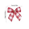 thumbnail image 3 of 10/20Pcs Mini Christmas Bow Xmas Tree Hanging Ornament Christmas Decorations for Home Navidad New Year Party Decor 2023, 3 of 5
