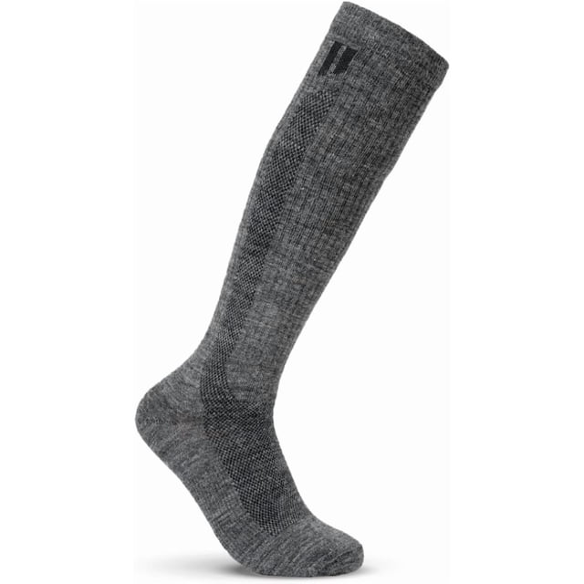 Calcetines de compresión HOLLOW de lana de alpaca para hombre y mujer, color gris