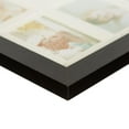thumbnail image 4 of 13 Opening Collage Picture Frame K-12 with Double White Mat - Displays One 4x6 and Twelve Wallet Size 2.5x3.5 - Wall Mounting, Landscape, Portrait - Black, 4 of 6